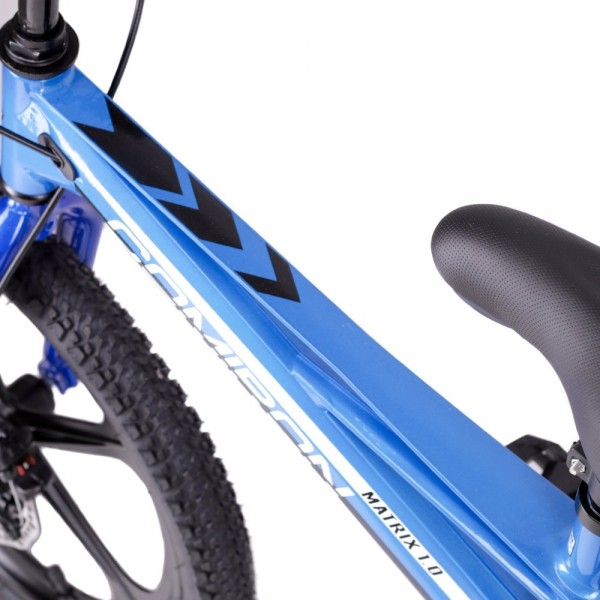 Велосипед 18" COMIRON MATRIX M18BW синий/белый
