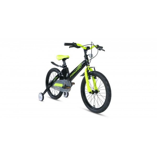 Велосипед 18" FORWARD COSMO 2.0 (2021) черно-зеленый