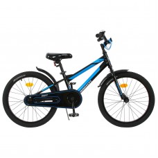 Велосипед 18" Graffiti Deft, черный/голубой