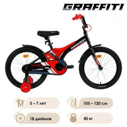 Велосипед 18" Graffiti Super Cross, красный