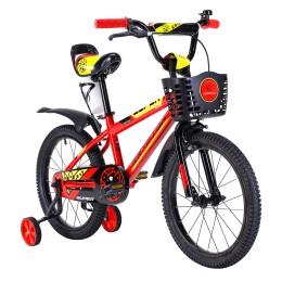 Велосипед 18" Krypton Super KS01RY18 (2025), красный жёлтый