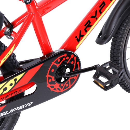 Велосипед 18" Krypton Super KS01RY18 (2025), красный жёлтый