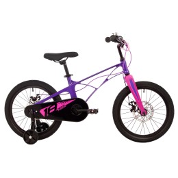 Велосипед 18" NOVATRACK Blast, (магнезиевая рама), фиолетово-розовый