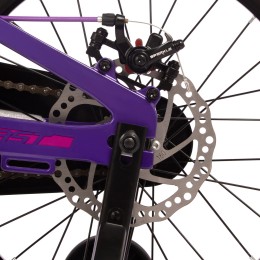 Велосипед 18" NOVATRACK Blast, (магнезиевая рама), фиолетово-розовый
