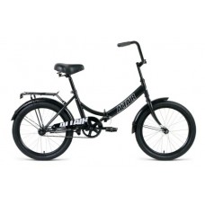 Велосипед 20" Altair City, 2020, черный/серый