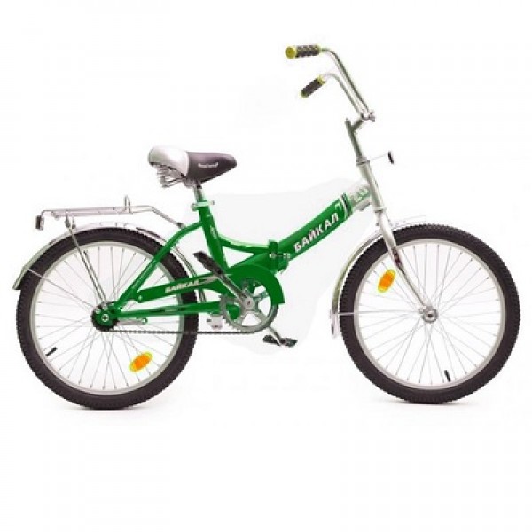 Велосипед 20" Байкал В2003 складной, зеленый