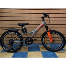 Велосипед 20" BLACK AQUA Cross 1211 V серый/оранжевый