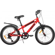 Велосипед 20" BLACK AQUA Cross 2221 V matt, красный