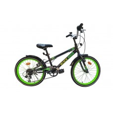 Велосипед 20" Black Aqua Sport, 6ск (графитово-зеленый)