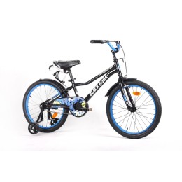 Велосипед 20" BlackAqua Rainer Alloy (черно-синий)