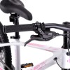 Велосипед 20" COMIRON RAPID NEW R20W (2024), белый глянцевый розовый