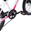 Велосипед 20" COMIRON RAPID NEW R20W (2024), белый глянцевый розовый