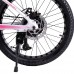 Велосипед 20" COMIRON RAPID NEW R20W (2024), белый глянцевый розовый
