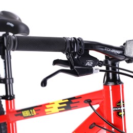 Велосипед 20" COMIRON REBEL (2025), жесткая вилка, красный