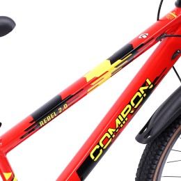 Велосипед 20" COMIRON REBEL (2025), жесткая вилка, красный