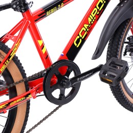 Велосипед 20" COMIRON REBEL (2025), жесткая вилка, красный