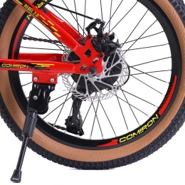 Велосипед 20" COMIRON REBEL (2025), жесткая вилка, красный