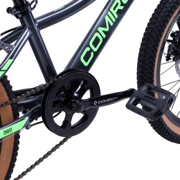 Велосипед 20" COMIRON SMART 1.0 (2024) жесткая вилка, зелёный/серый