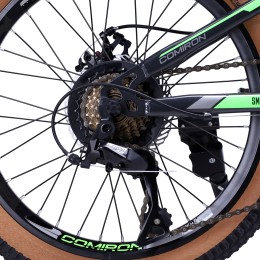 Велосипед 20" COMIRON SMART 1.0 (2024) жесткая вилка, зелёный/серый