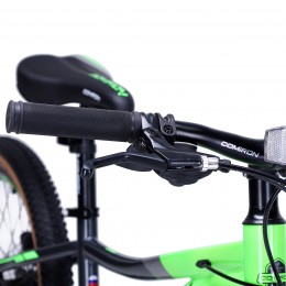 Велосипед 20" COMIRON SMART 1.0 (2024) жесткая вилка, зелёный/серый