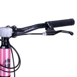 Велосипед 20" COMIRON SMART GT2007S P (2024) жесткая вилка, розовый/серый