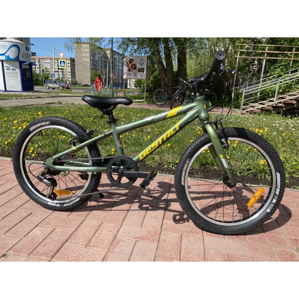 Велосипед 20" Gestalt V 021/20, зеленый/желтый