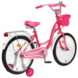 Велосипед 20" Graffiti Premium Girl,  розовый/белый