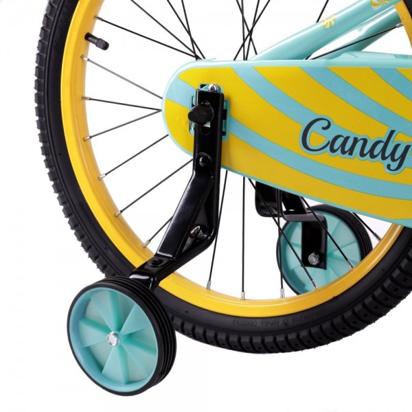 Велосипед 20" Krypton Candy Sky KC02SB20, голубой/желтый