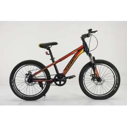 Велосипед 20" Krypton Hyperion KH10B20 (2025), красный/черный/желтый
