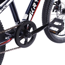 Велосипед 20" Krypton Hyperion KH10B20 HARD FORK, черный/белый/красный