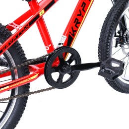 Велосипед 20" Krypton Hyperion KH10B20 (2024), красный/черный/желтый
