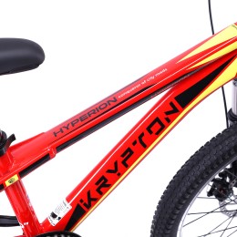 Велосипед 20" Krypton Hyperion KH10B20 (2024), красный/черный/желтый