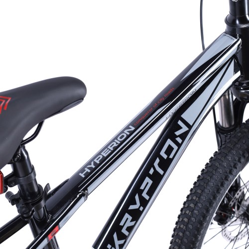 Велосипед 20" Krypton Hyperion KH10BR20 (2025), черный/серый