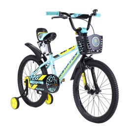 Велосипед 20" Krypton Super KS01SBY20 (2025), скай блю жёлтый