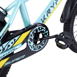 Велосипед 20" Krypton Super KS01SBY20 (2025), скай блю жёлтый