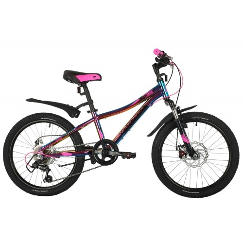 Велосипед 20" NOVATRACK KATRINA (2021), фиолетовый металлик