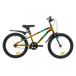 Велосипед 20" NOVATRACK PRIME ABV, алюм., золотой металлик (2026)