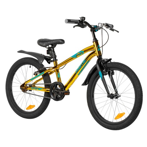 Велосипед 20" NOVATRACK PRIME ABV, алюм., золотой металлик (2026)