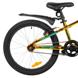 Велосипед 20" NOVATRACK PRIME ABV, алюм., золотой металлик (2026)
