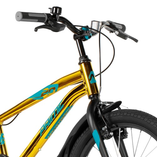 Велосипед 20" NOVATRACK PRIME ABV, алюм., золотой металлик (2026)