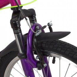 Велосипед 20" Novatrack VALIANT цвет фуксия (рама сталь)