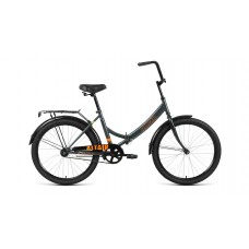 Велосипед 24" ALTAIR CITY 24 FR (2023), темно-серый/оранжевый