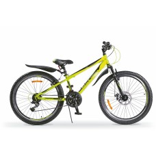 Велосипед 24" BLACK AQUA Cross 1451D (2022) серо-оранжевый