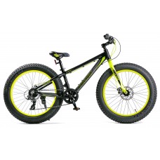 Велосипед 24" Black Aqua Fat 2421 D matt, серо-оранжевый