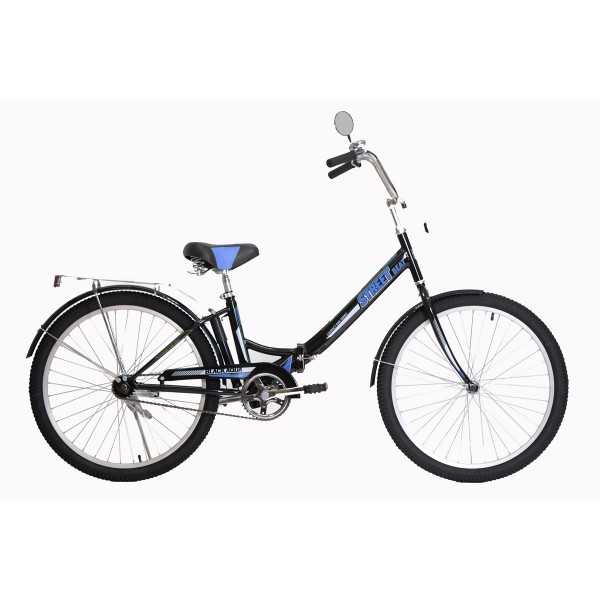 Велосипед 24" Black Aqua Street Beat 141, черно-синий