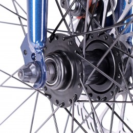 Велосипед 24" COMIRON REBEL 1.0 (2025), жесткая вилка, сине-красный