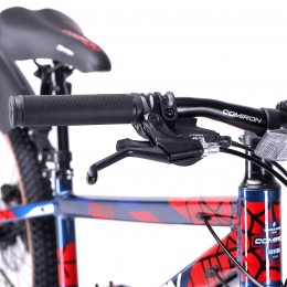 Велосипед 24" COMIRON REBEL 1.0 (2025), жесткая вилка, сине-красный