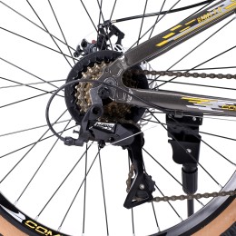 Велосипед 24" COMIRON REBEL 1.0 (2025), жесткая вилка, черный