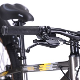 Велосипед 24" COMIRON REBEL 1.0 (2025), жесткая вилка, черный