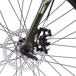 Велосипед 24" COMIRON REBEL GT2421 MLHF (2025), жесткая вилка, милитари хаки